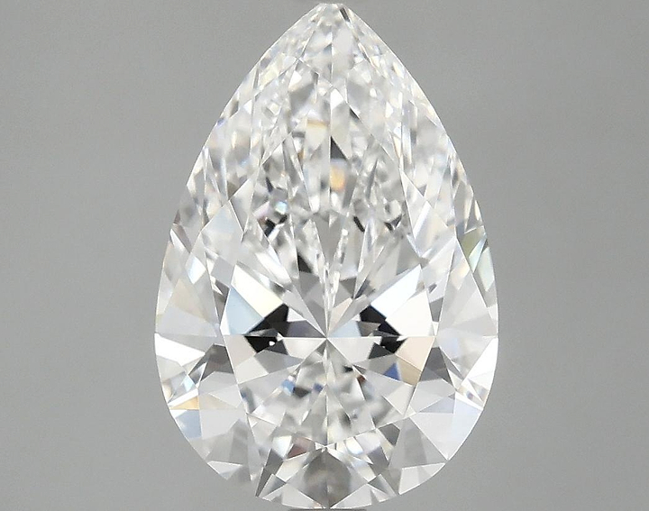 3.03 Carat Pear Shaped Excellent Cut VVS2 IGI Certified Lab Grown Diamond