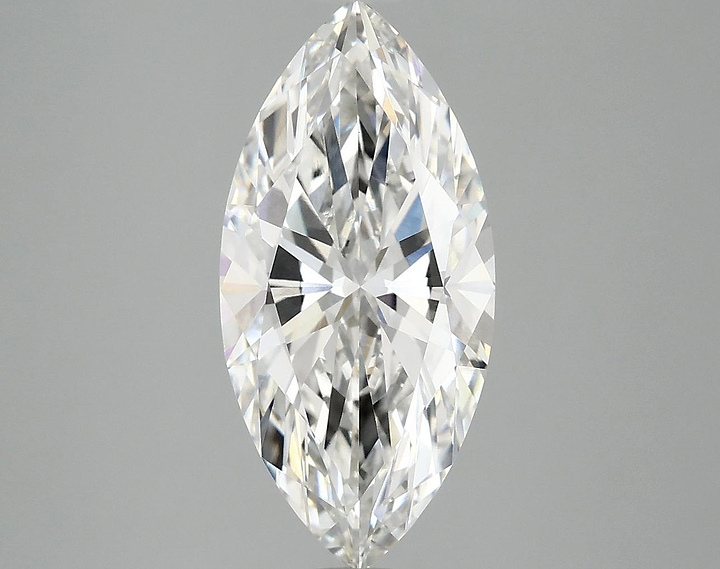 3.03 Carat Marquise Shaped Excellent Cut VVS2 IGI Certified Lab Grown Diamond