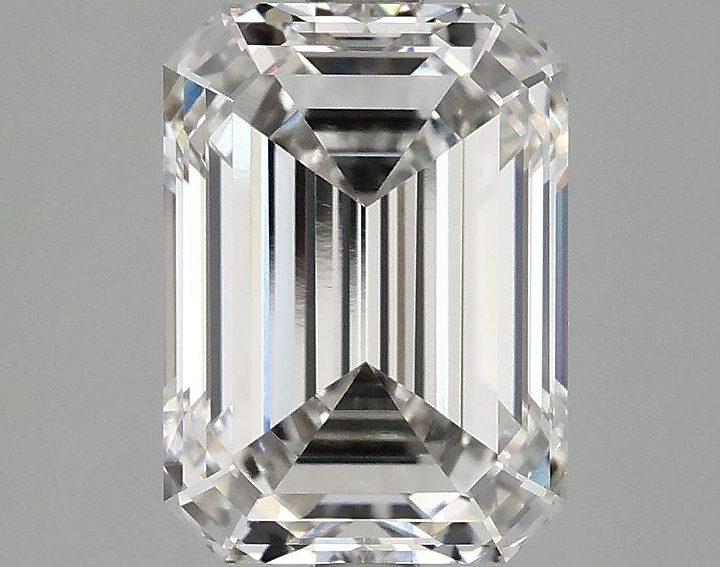 3.06 Carat Emerald Shaped Excellent Cut VVS2 IGI Certified Lab Grown Diamond