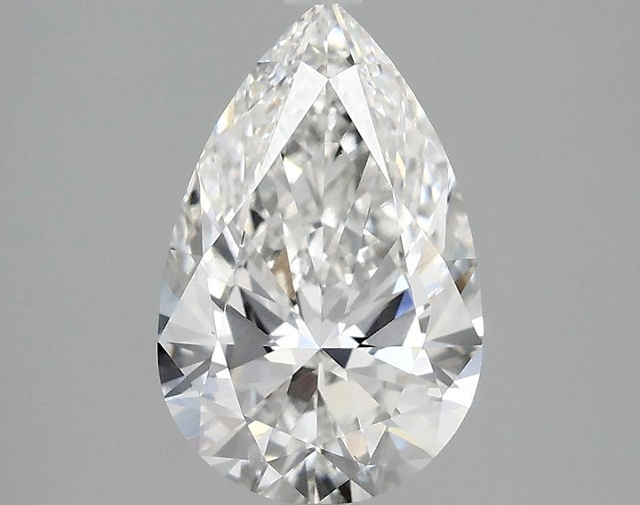 1.98 Carat Pear Shaped Ideal Cut VVS2 IGI Certified Lab Grown Diamond