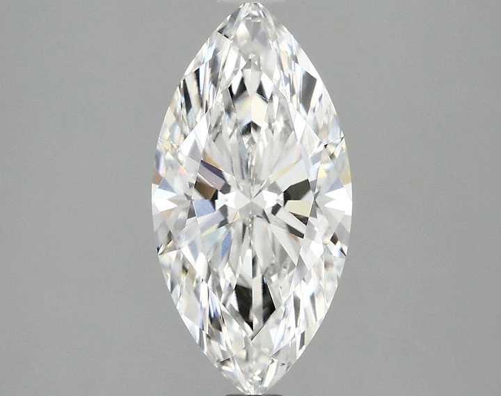 2.02 Carat Marquise Shaped Ideal Cut VVS2 IGI Certified Lab Grown Diamond