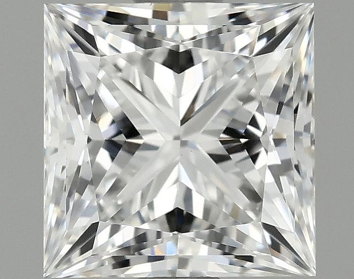 1.54 Carat Princess Shaped Ideal Cut VVS2 IGI Certified Lab Grown Diamond