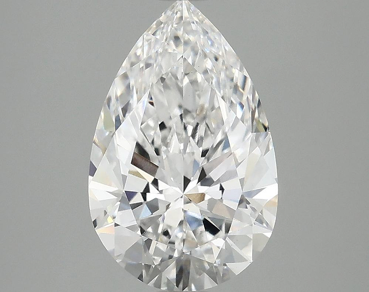 2.5 Carat Pear Shaped Very Good Cut VS1 IGI Certified Lab Grown Diamond