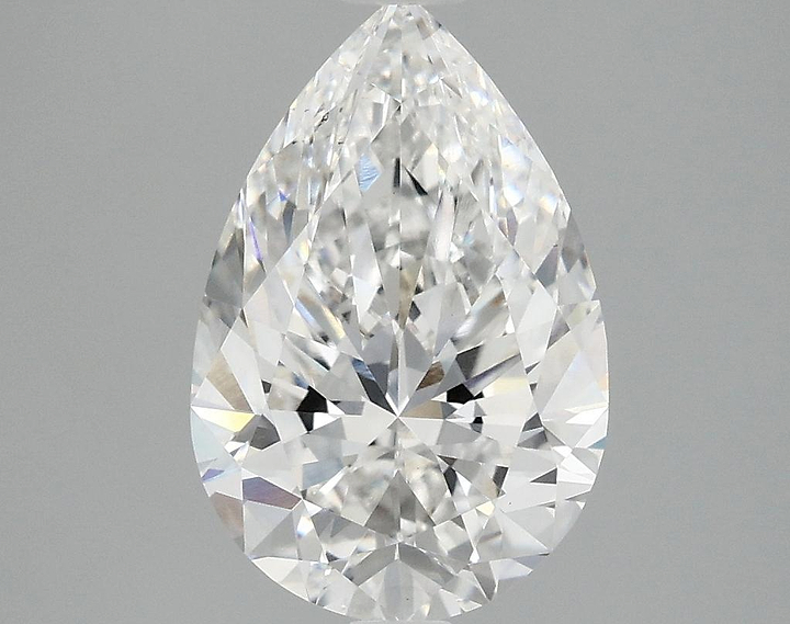 3.07 Carat Pear Shaped Excellent Cut VS2 IGI Certified Lab Grown Diamond