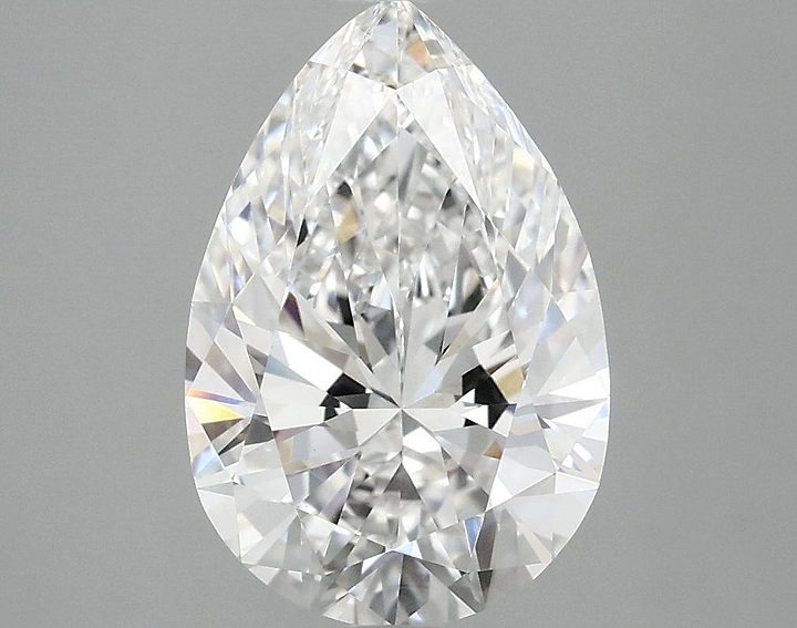 2.96 Carat Pear Shaped Excellent Cut VVS2 IGI Certified Lab Grown Diamond