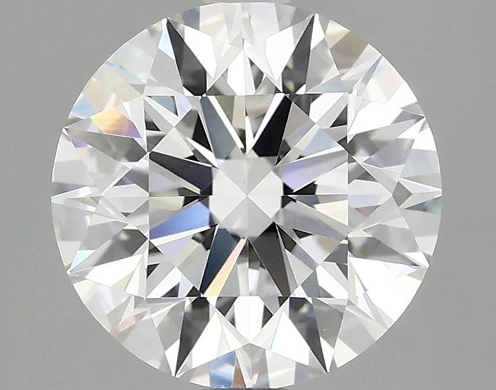 2.86 Carat Round Shaped Excellent Cut VVS2 IGI Certified Lab Grown Diamond