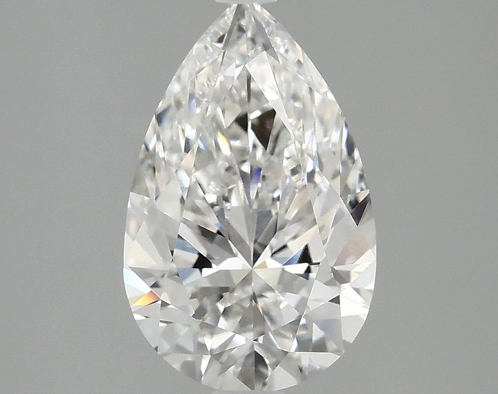 2.05 Carat Pear Shaped Ideal Cut VVS2 IGI Certified Lab Grown Diamond