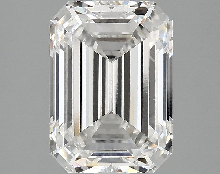 3.05 Carat Emerald Shaped Ideal Cut VVS2 IGI Certified Lab Grown Diamond