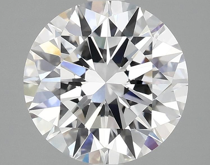 2.56 Carat Round Shaped Ideal Cut VVS2 IGI Certified Lab Grown Diamond