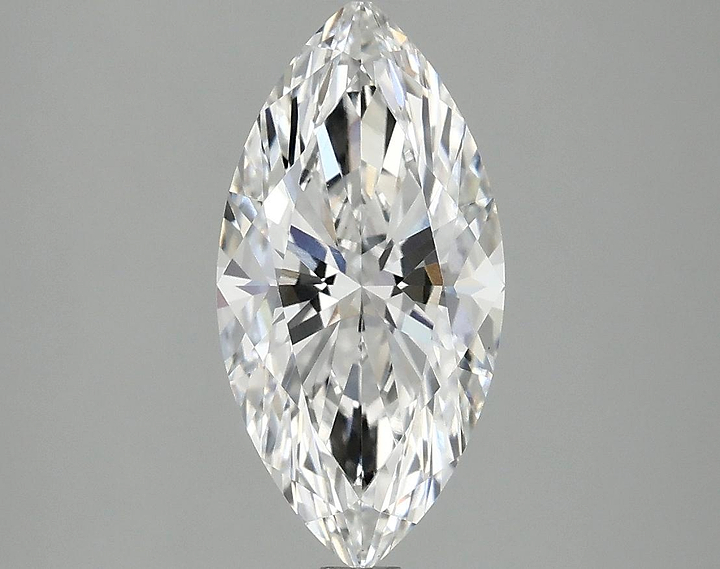 2.07 Carat Marquise Shaped Ideal Cut VVS2 IGI Certified Lab Grown Diamond