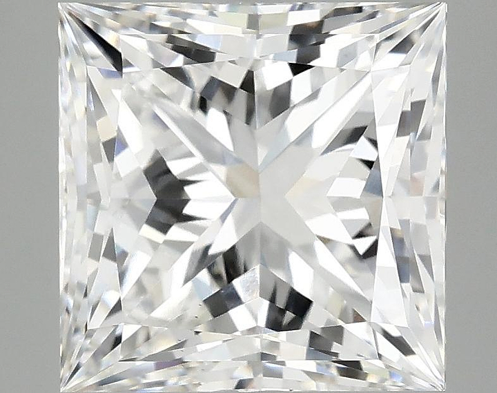 4.68 Carat Princess Shaped Ideal Cut VS1 IGI Certified Lab Grown Diamond
