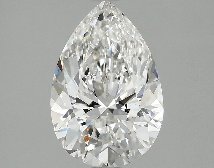 2.01 Carat Pear Shaped Excellent Cut VS1 IGI Certified Lab Grown Diamond