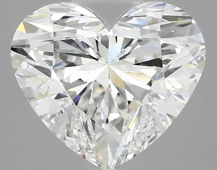 3.1 Carat Heart Shaped Ideal Cut VVS2 IGI Certified Lab Grown Diamond