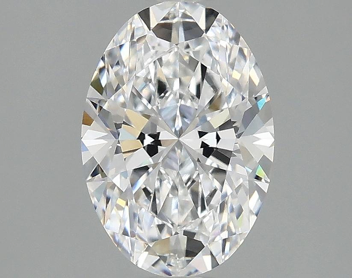 1.5 Carat Oval Shaped Ideal Cut VVS2 IGI Certified Lab Grown Diamond