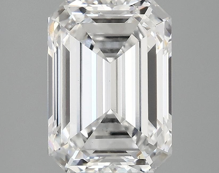 3.02 Carat Emerald Shaped Excellent Cut VS1 IGI Certified Lab Grown Diamond