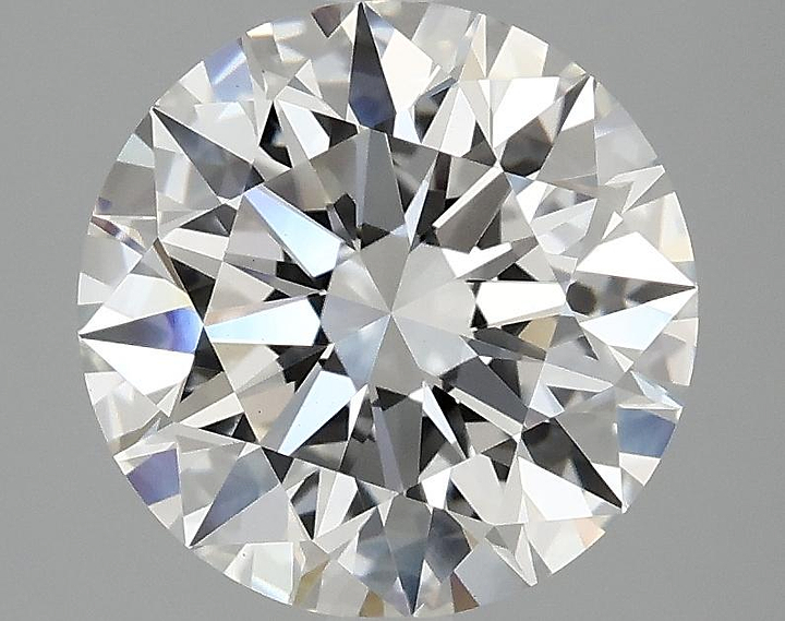 3.09 Carat Round Shaped Ideal Cut VS1 IGI Certified Lab Grown Diamond