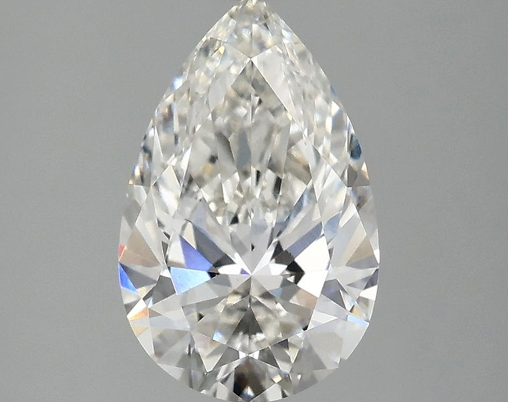 2.05 Carat Pear Shaped Ideal Cut VS1 IGI Certified Lab Grown Diamond