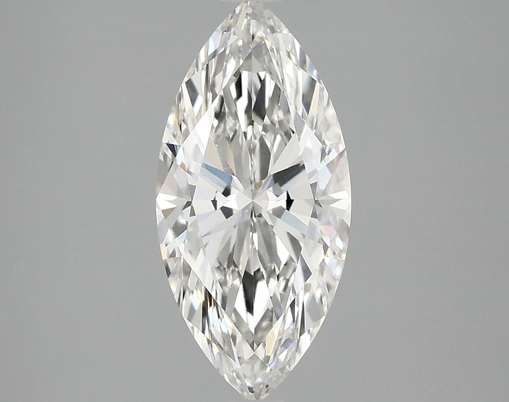 2.05 Carat Marquise Shaped Excellent Cut VVS2 IGI Certified Lab Grown Diamond