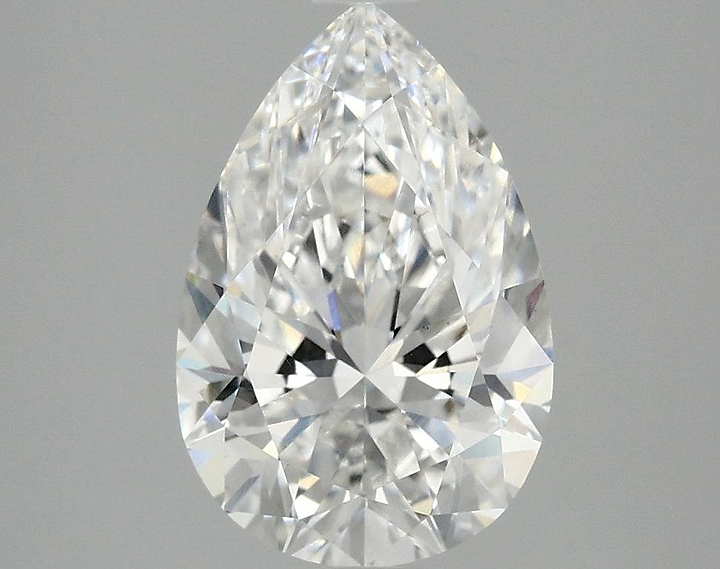 2.5 Carat Pear Shaped Excellent Cut VS2 IGI Certified Lab Grown Diamond