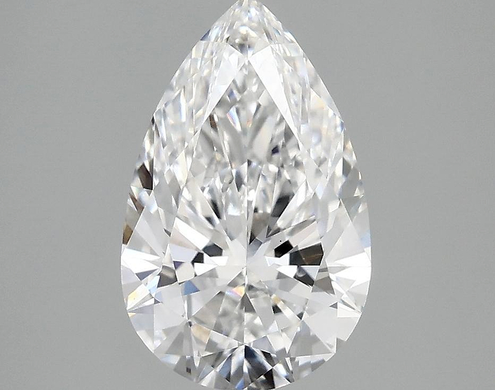 1.96 Carat Pear Shaped Ideal Cut VS1 IGI Certified Lab Grown Diamond