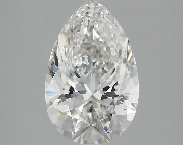 1.89 Carat Pear Shaped Ideal Cut VVS2 IGI Certified Lab Grown Diamond