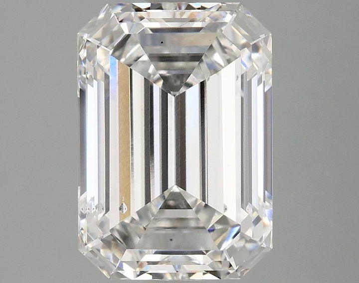 2.99 Carat Emerald Shaped Ideal Cut SI1 IGI Certified Lab Grown Diamond