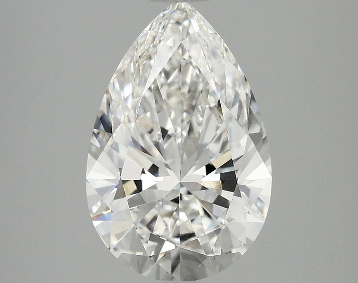 3.02 Carat Pear Shaped Excellent Cut VVS2 IGI Certified Lab Grown Diamond
