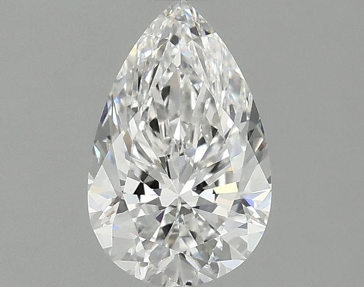 0.97 Carat Pear Shaped Ideal Cut VVS2 IGI Certified Lab Grown Diamond
