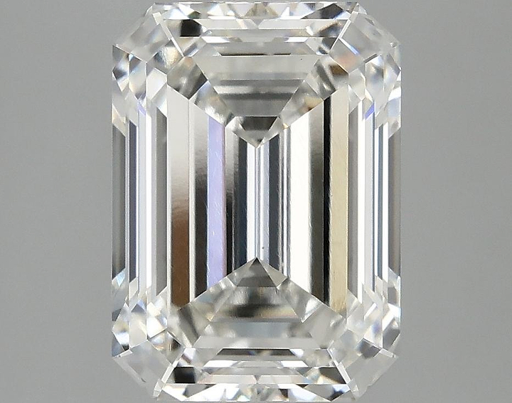 3.09 Carat Emerald Shaped Excellent Cut VS1 IGI Certified Lab Grown Diamond