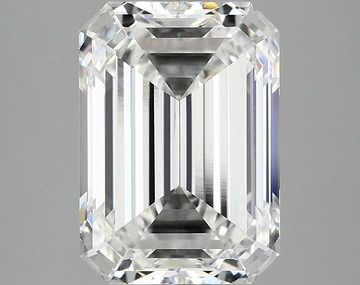 3.09 Carat Emerald Shaped Ideal Cut VS1 IGI Certified Lab Grown Diamond