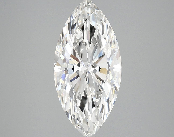 3.03 Carat Marquise Shaped Excellent Cut VVS2 IGI Certified Lab Grown Diamond