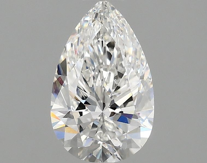 1.08 Carat Pear Shaped Ideal Cut VVS2 IGI Certified Lab Grown Diamond