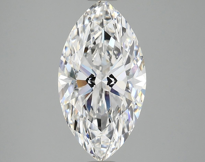 3.06 Carat Marquise Shaped Excellent Cut VVS2 IGI Certified Lab Grown Diamond
