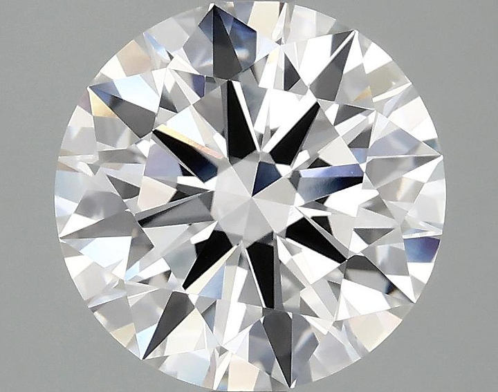 3.08 Carat Round Shaped Ideal Cut VVS2 IGI Certified Lab Grown Diamond