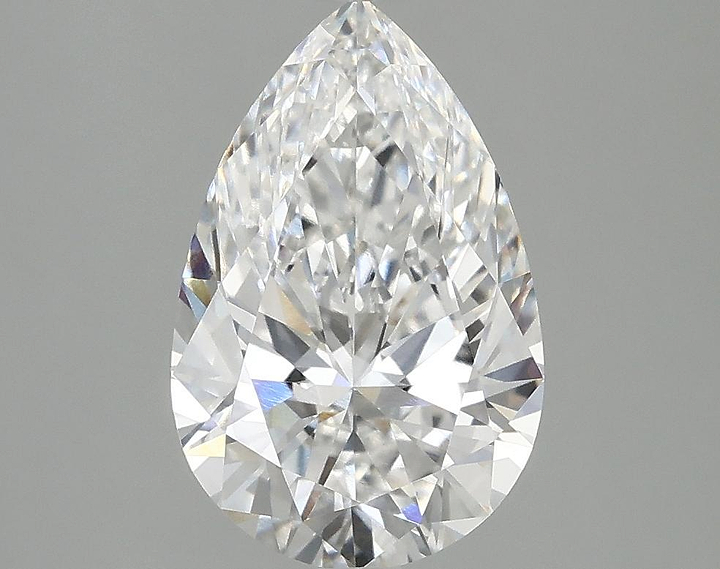 2.51 Carat Pear Shaped Ideal Cut VVS2 IGI Certified Lab Grown Diamond