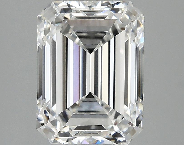 3.03 Carat Emerald Shaped Excellent Cut VS1 IGI Certified Lab Grown Diamond