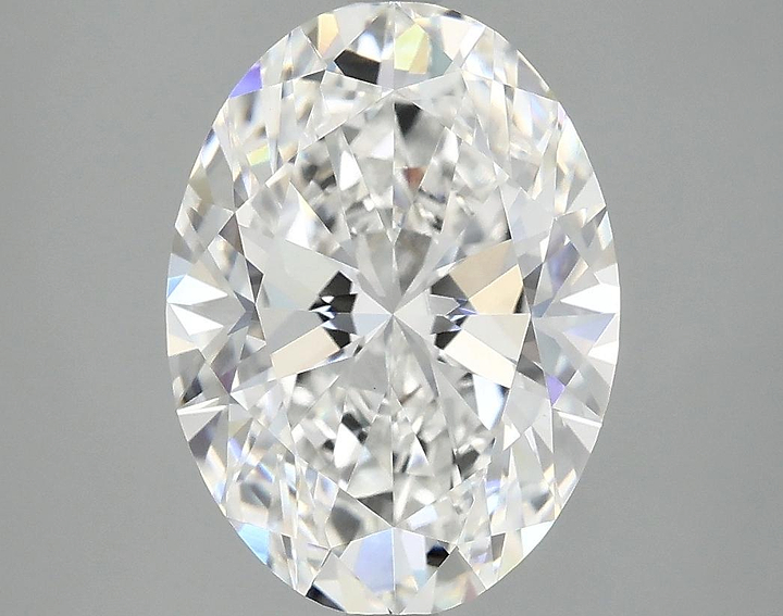 4.07 Carat Oval Shaped Excellent Cut VVS2 IGI Certified Lab Grown Diamond