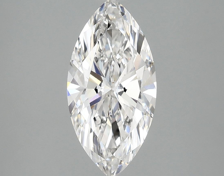 2.01 Carat Marquise Shaped Ideal Cut VVS2 IGI Certified Lab Grown Diamond