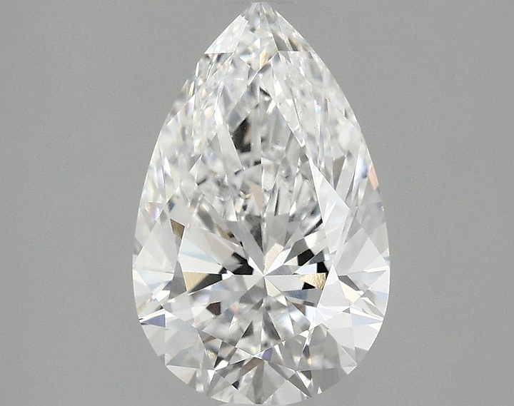 2.1 Carat Pear Shaped Ideal Cut VVS2 IGI Certified Lab Grown Diamond
