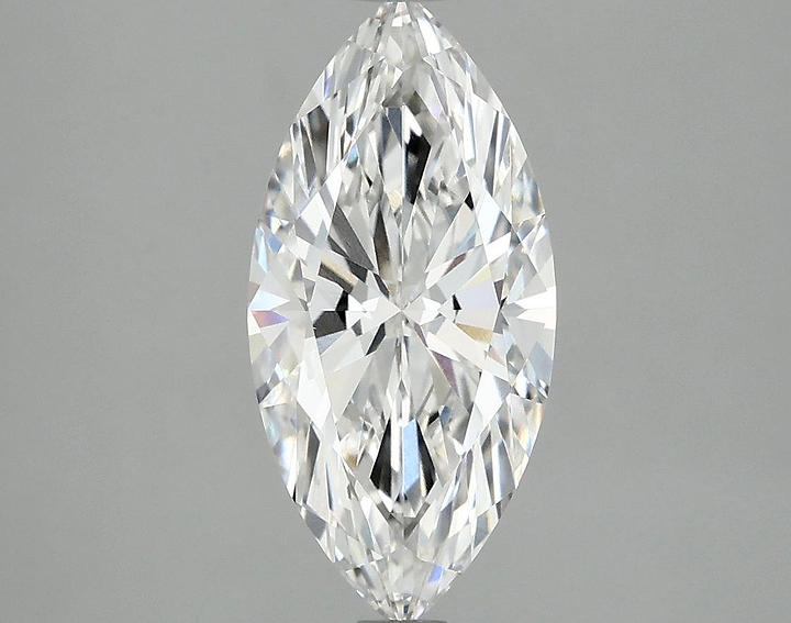 2.09 Carat Marquise Shaped Excellent Cut VVS2 IGI Certified Lab Grown Diamond