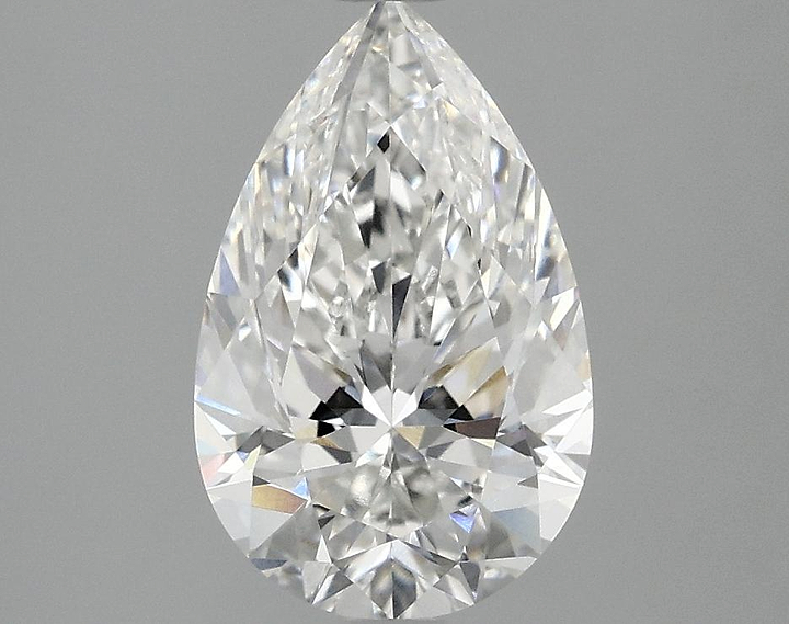 2.1 Carat Pear Shaped Ideal Cut VVS2 IGI Certified Lab Grown Diamond