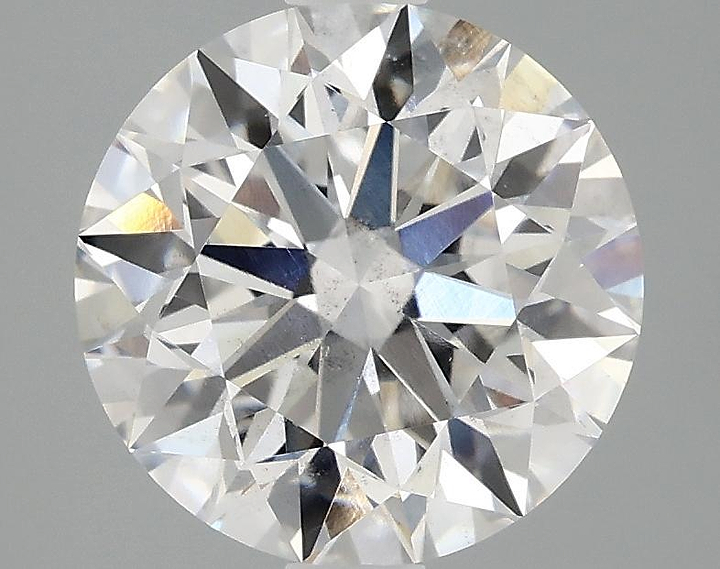 3.09 Carat Round Shaped Excellent Cut SI1 IGI Certified Lab Grown Diamond