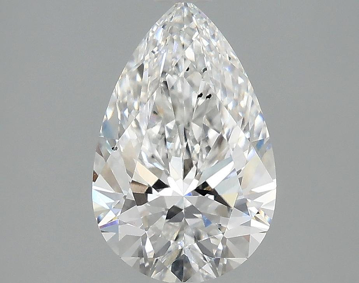 2.03 Carat Pear Shaped Ideal Cut SI1 IGI Certified Lab Grown Diamond