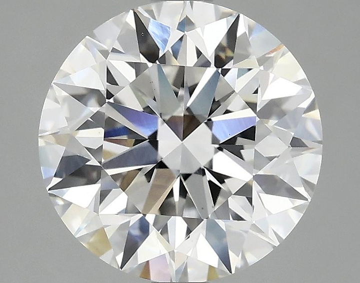 3.08 Carat Round Shaped Excellent Cut VS1 IGI Certified Lab Grown Diamond