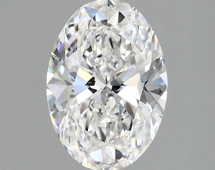 1.59 Carat Oval Shaped Ideal Cut VVS2 IGI Certified Lab Grown Diamond