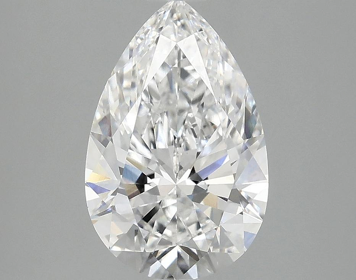 2.01 Carat Pear Shaped Ideal Cut VVS2 IGI Certified Lab Grown Diamond