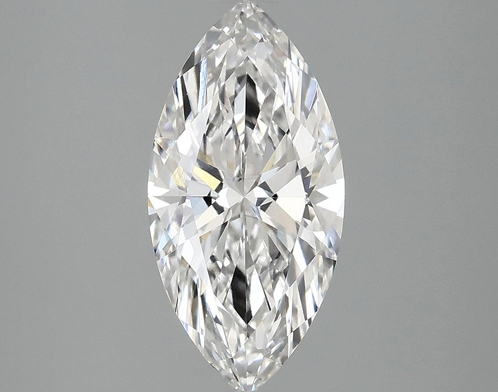 2.09 Carat Marquise Shaped Ideal Cut VVS2 IGI Certified Lab Grown Diamond