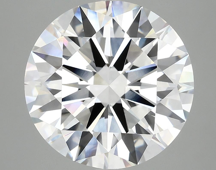 6.07 Carat Round Shaped Ideal Cut VVS2 IGI Certified Lab Grown Diamond