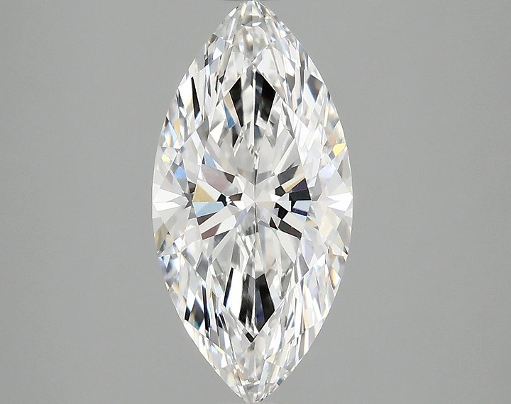 1.86 Carat Marquise Shaped Excellent Cut VVS2 IGI Certified Lab Grown Diamond