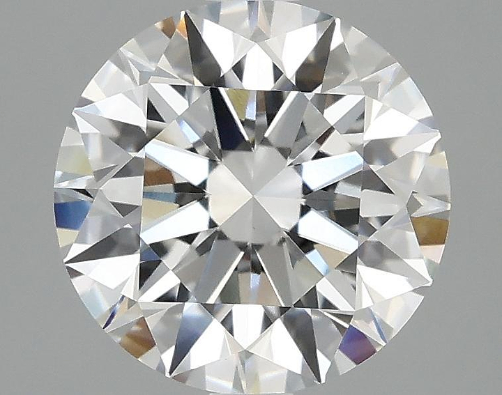 2.58 Carat Round Shaped Ideal Cut VVS2 IGI Certified Lab Grown Diamond